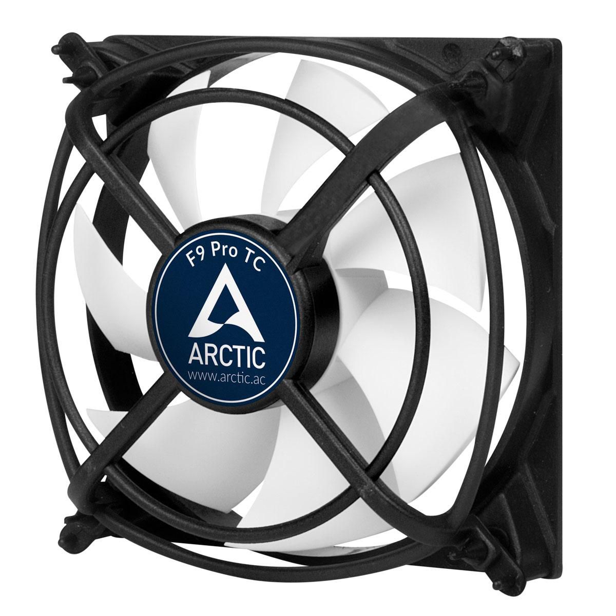 ARCTIC F9 Pro TC - 3-Pin temperaturgesteuerter Gehäuselüfter mit Pro-Gehäuse - 92mm retail