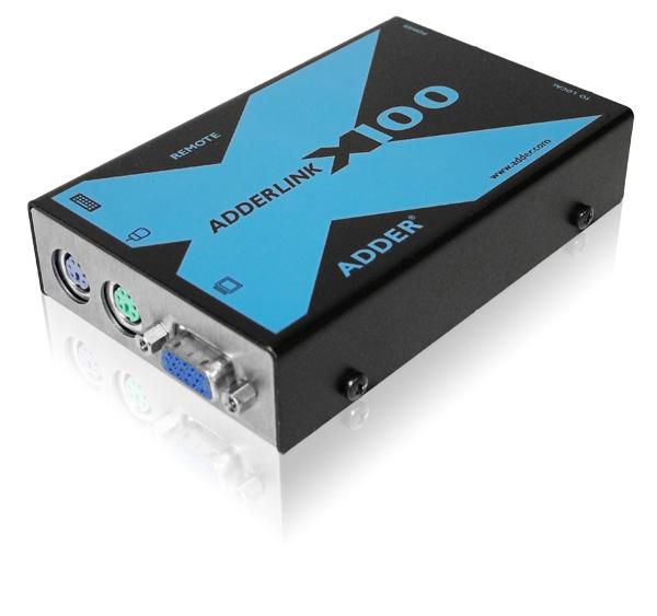 Adder X100ASR-EURO X100AS/R-EURO CAT-X100 PS2 KVM + audio 