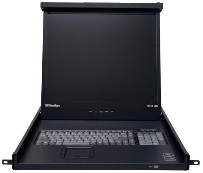 1U 19" LED backlit LCD KVM