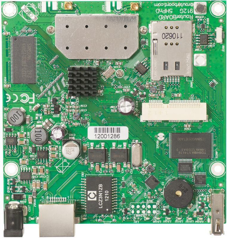 MikroTik RB912UAG-5HPND RouterBOARD 912UAG with 600Mhz 
