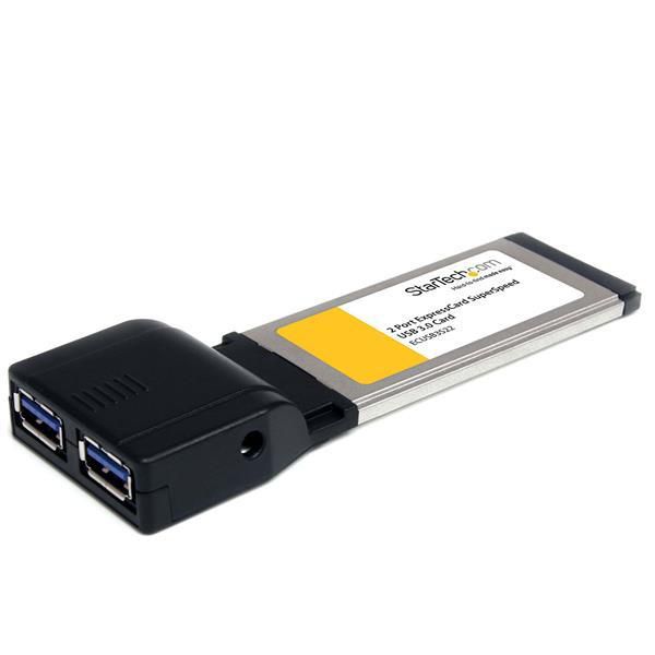 STARTECH.COM 2 Port USB 3.0 ExpressCard mit UASP Unterstützung - USB 3.0 Schnittstellenkarte für Lap