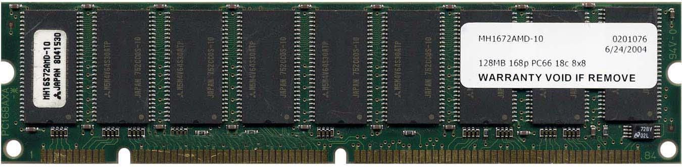 IBM 01K1127-RFB 128MB 66Mhz ECC SDRAM DIMM 