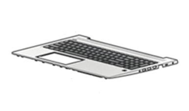 Частина корпусу до ноутбука HP Top cover/keyboard (includes cable), без підсвічування, L45091-BD1