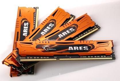 DDR3-RAM 32GB Kit (4x8GB) PC3-12800U CL10 G.Skill