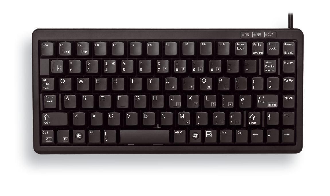 CHERRY G84-4100LCAGB-2 USB PS/2 Tastatur schwarz (GB)