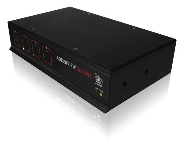 Adder AVSD1002 Secure KVM Switch with USB 