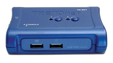 TRENDnet TK-207K 2-Port USB KVM Switch Kit 