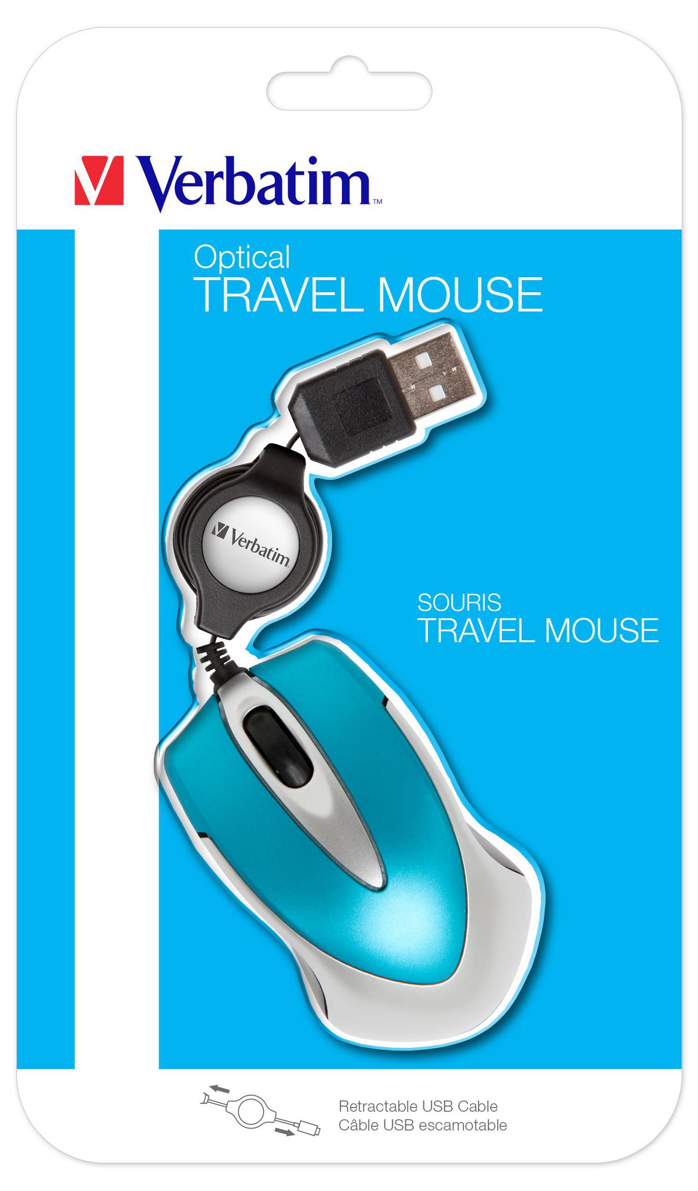 Verbatim 49022 Optical Mini Travel Mouse 