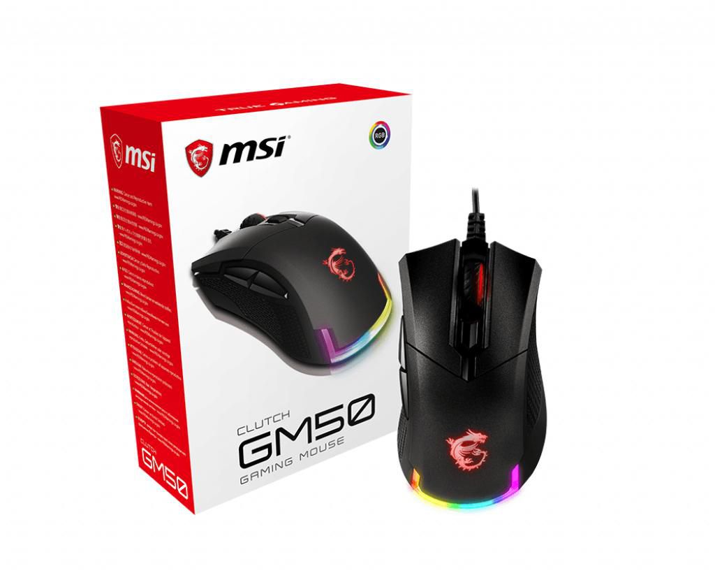 MSI CLUTCH GM50 W128261052 Rgb Optical Fps Gaming Mouse 