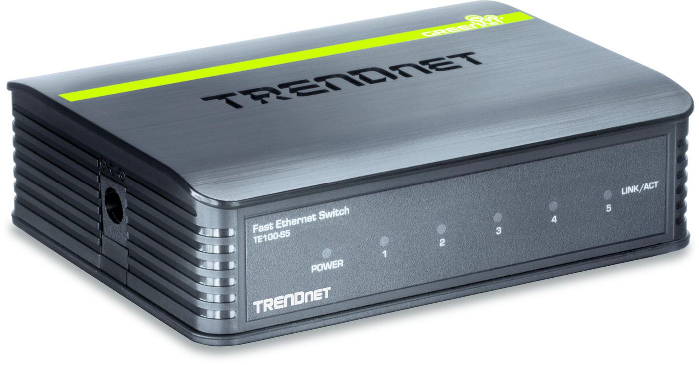 TRENDnet TE100-S5 5-Port 10100Mbps Switch 
