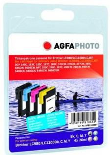 AgfaPhoto APB1100SETD Ink, rpl LC980 Set, LC1100 Set 