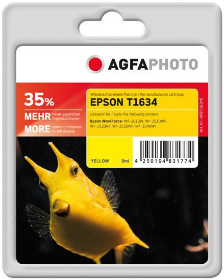 AgfaPhoto APET163YD Ink Yellow, T1634 