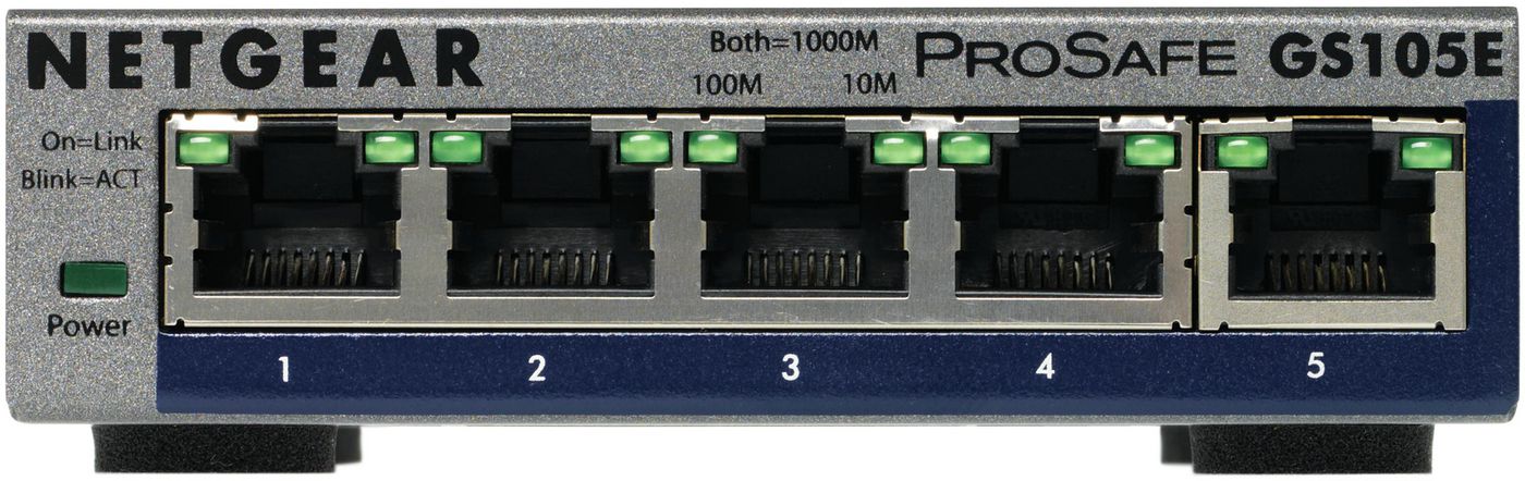 Netgear GS105E-200PES 5P Switch 101001000 GS 105E 