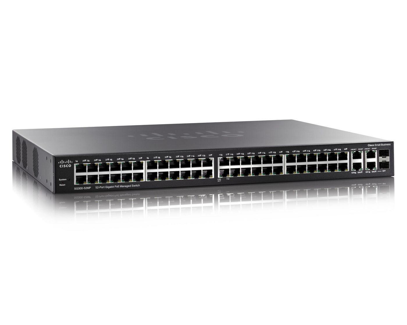 Cisco-SB SG300-52MP-K9-EU 300 series managed SFP switch 