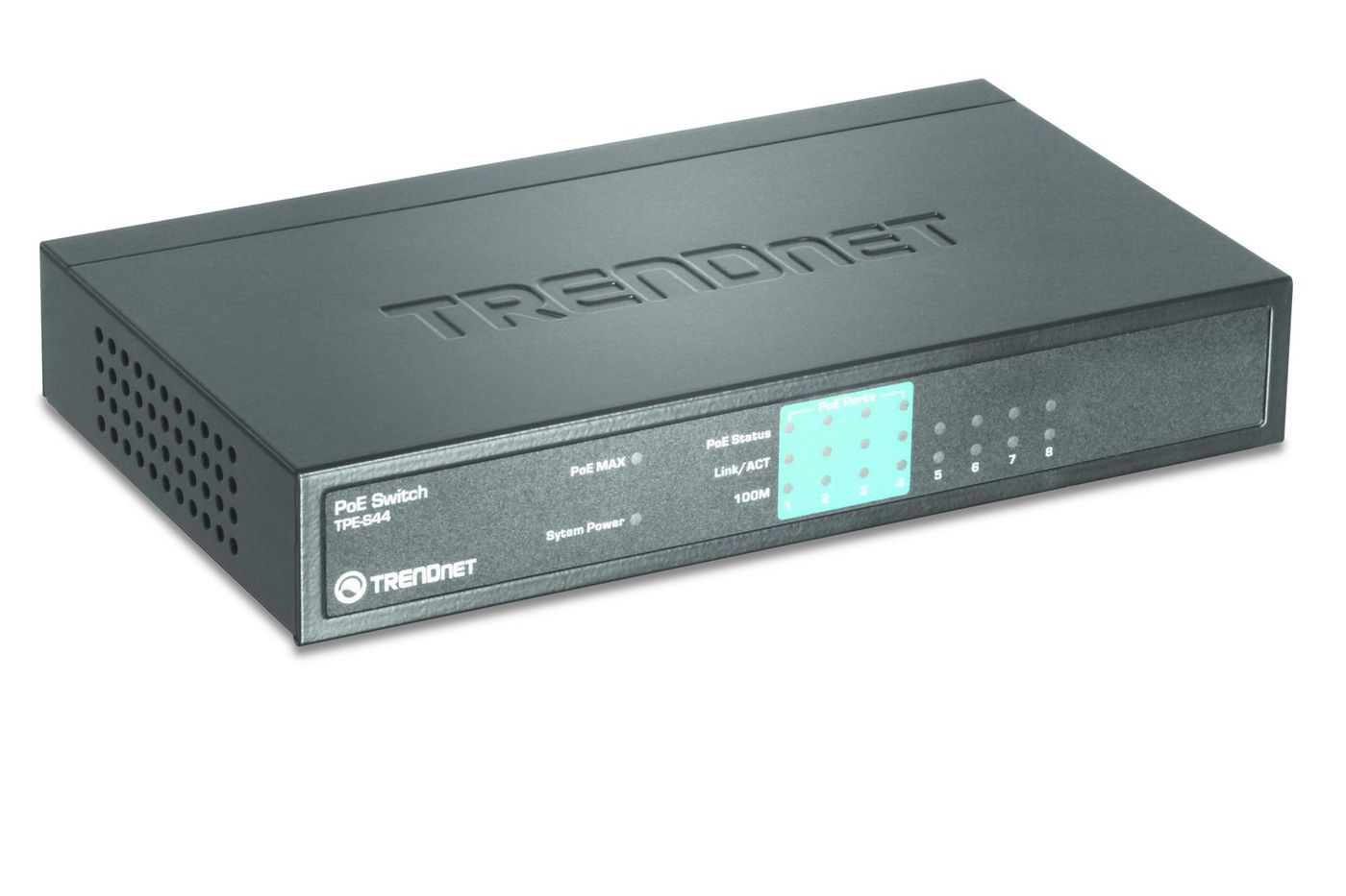TRENDnet TPE-S44 8-Port 10100Mbps PoE Switch 