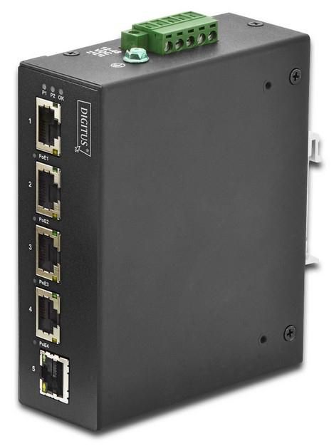 Ind Gbit Ethernet PoE Switch