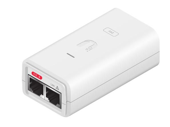 PoE Injector 24V 12W Gbit Whit