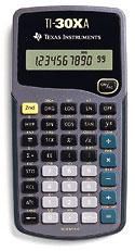 Texas-Instruments TI-30XA, Desk calculator 