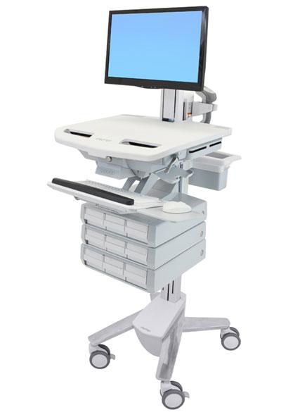 Ergotron SV43-1390-0 STYLEVIEW CART WITH LCD PIVOT 