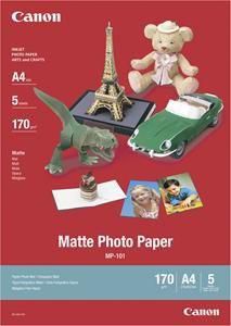 CANON Matte Photo Paper MP-101 A4, 5 Blatt matt, 170 g