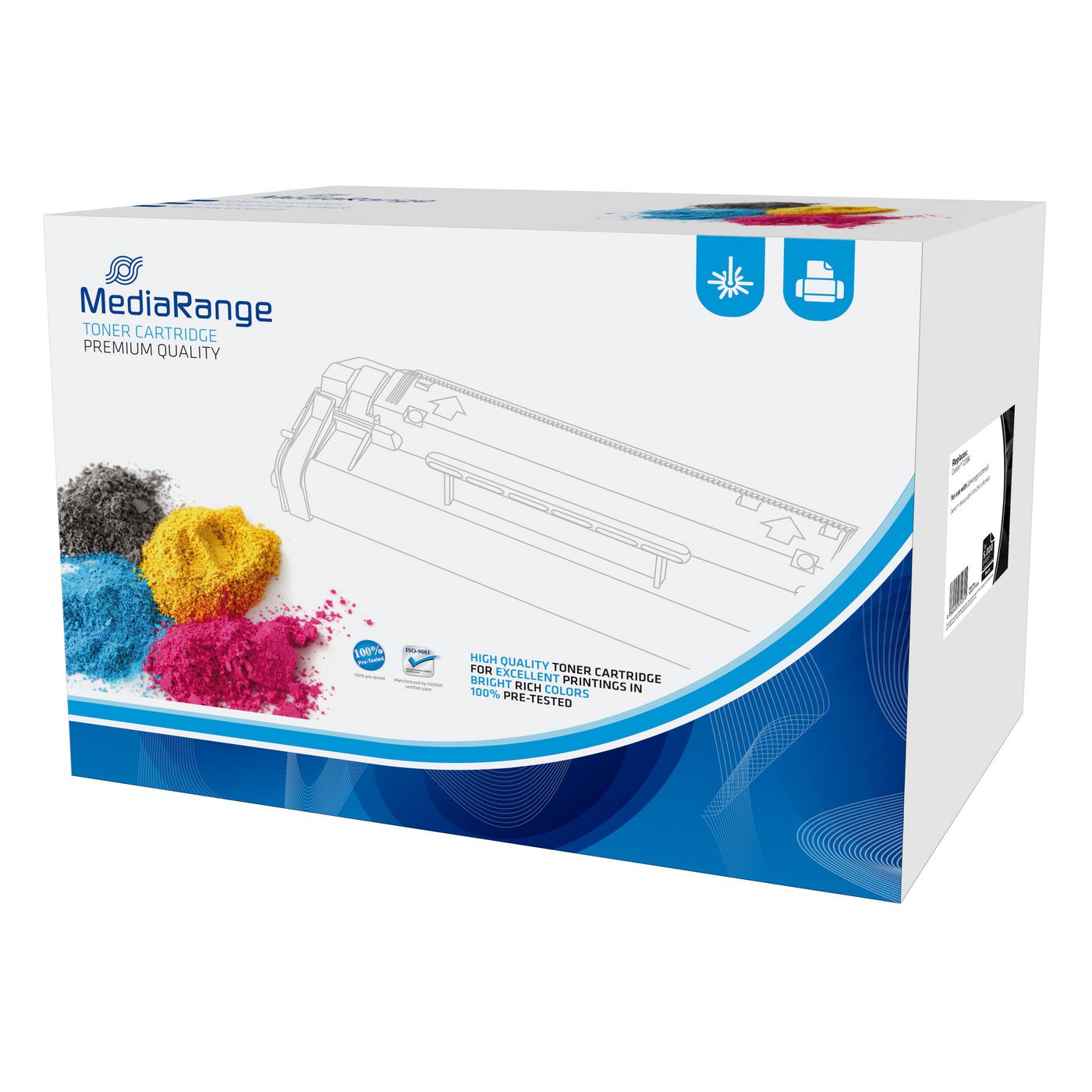 MediaRange MRCAT723BK cartuccia toner 1 pz Nero (MediaRange - sort - tonerpatron [alter)
