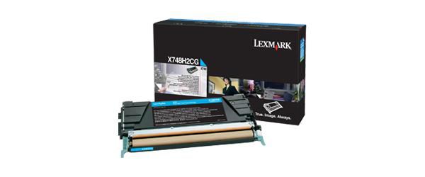Lexmark X748H2CG Toner Cyan 