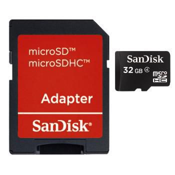 Sandisk SDSDQB-032G-B35 MICROSDHC 32 GB  SD ADAPTER 