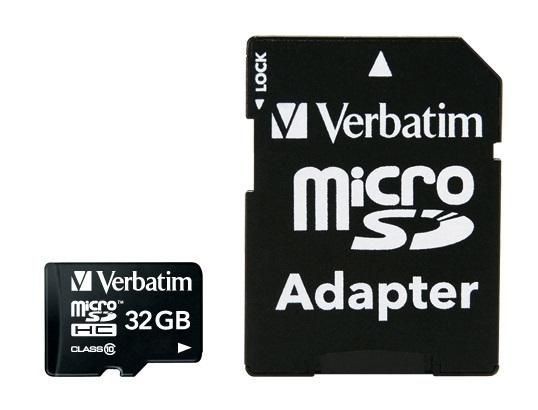 32 GB SD Micro (SDHC) Class 10