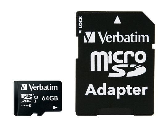 Verbatim 44084 64 GB SD Micro SDXC Class 10 