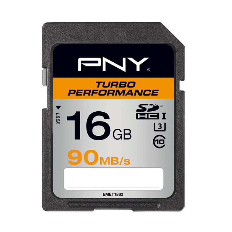 PNY SD16GTURPER90-EF SDHC TURBO PERF 16GB Turbo 