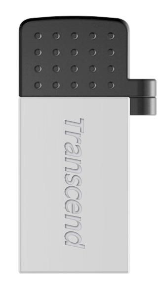 TRANSCEND USB-Stick JetFlash 380 OTG / 16GB / silb