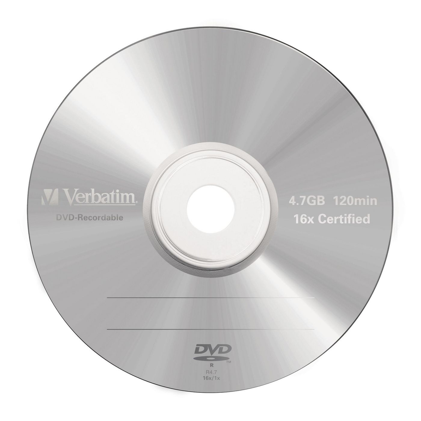 Verbatim 43519 DVD-R, General, 16X, 4.7GB 