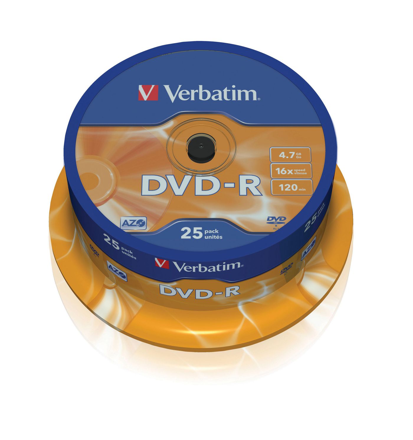Verbatim 43522 DVD-R, General, 16X, 4.7GB 