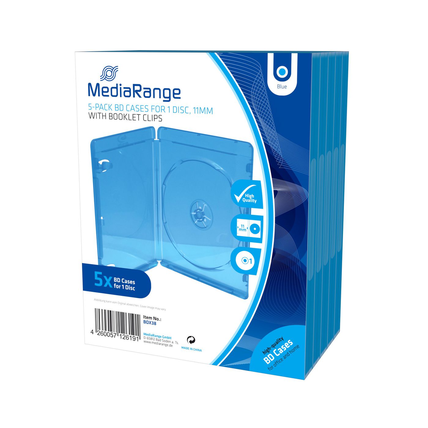MediaRange BOX38 CDDVD Storage Media Case 