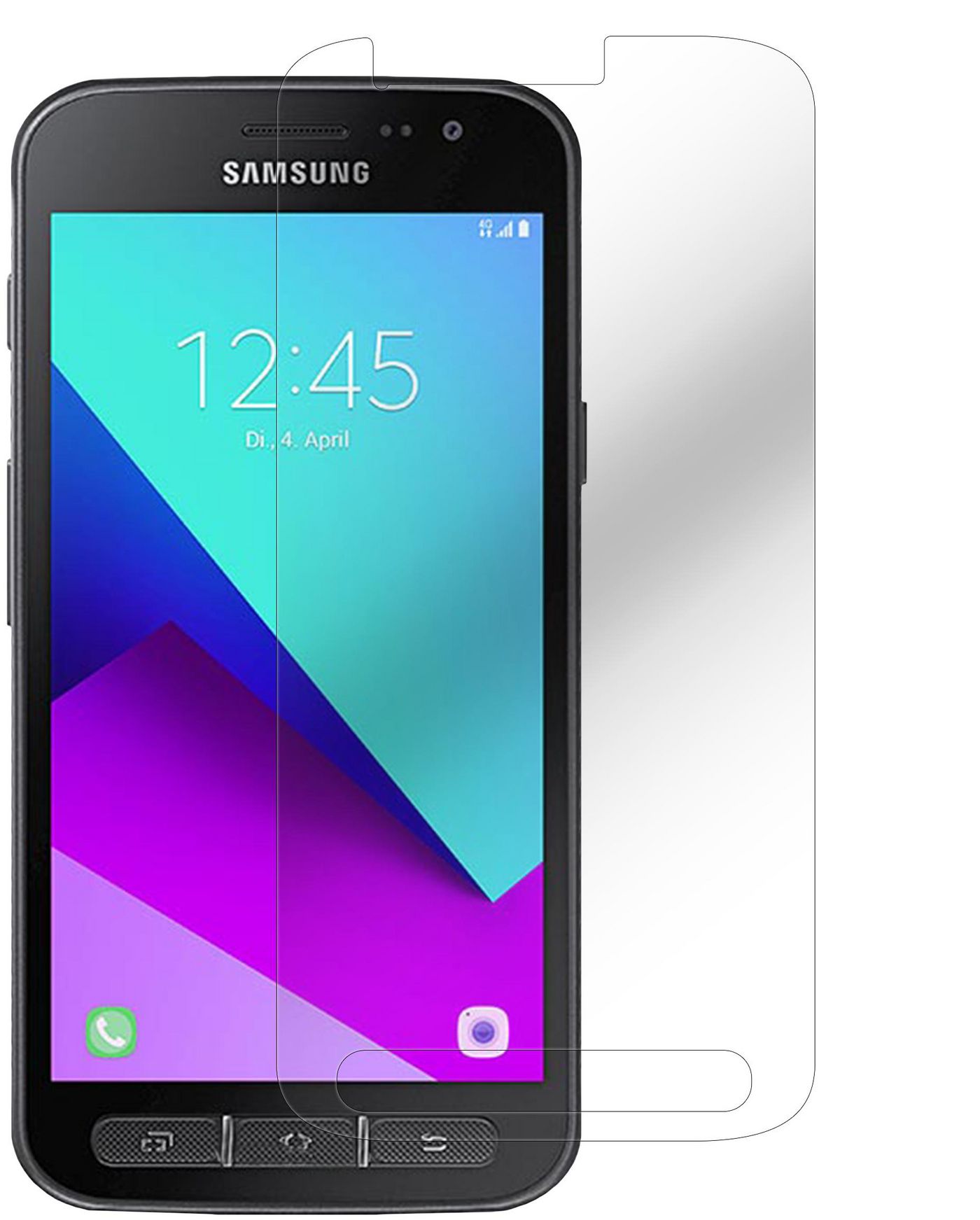 Samsung Galaxy Xcover 4 Clear Titan Shield Screen Protector