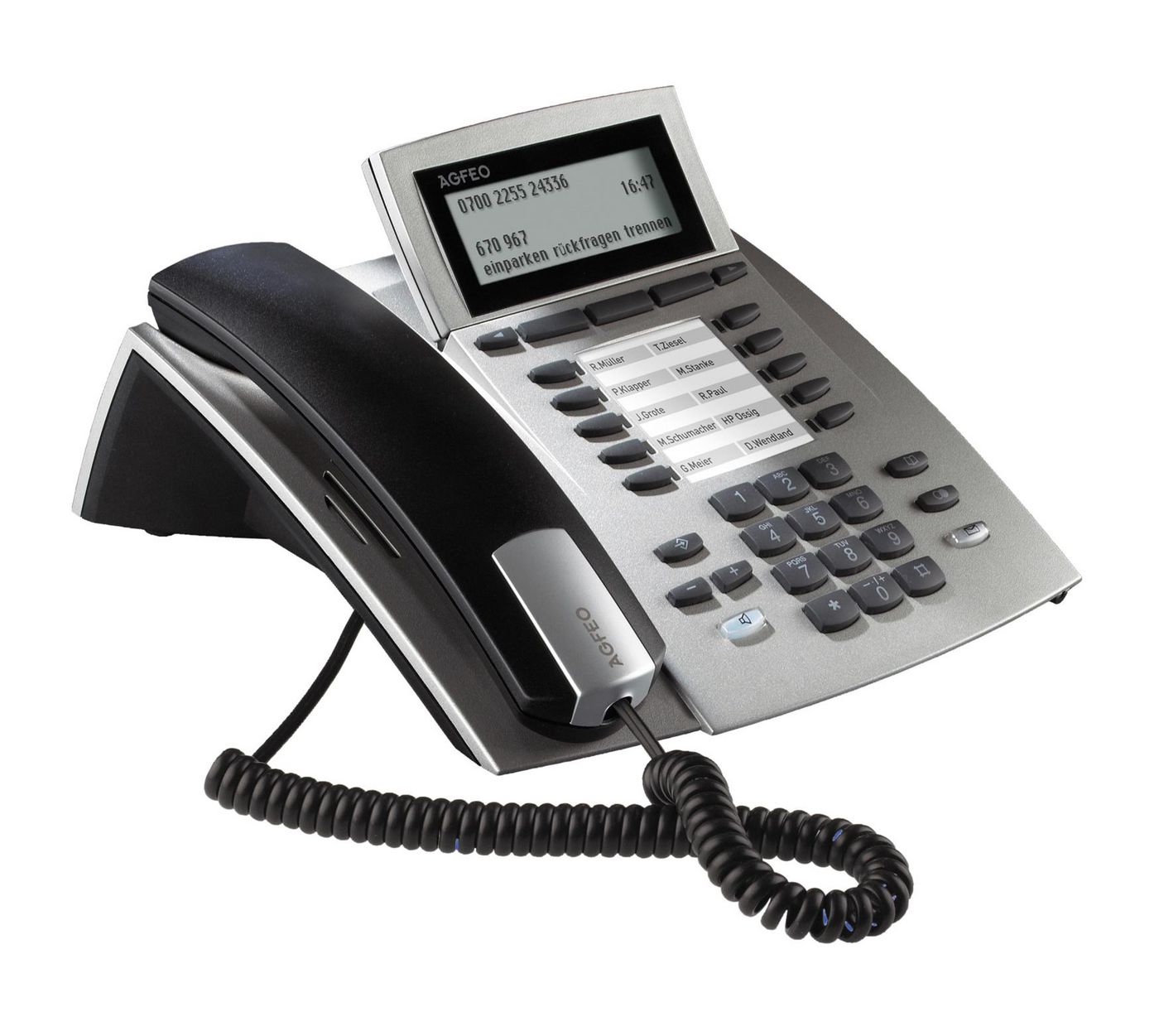 AGFEO 6101122 Systemphone ST42 silver 