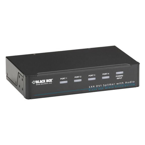 DVI-d Splitter With Audio And Hdcp - 1x4