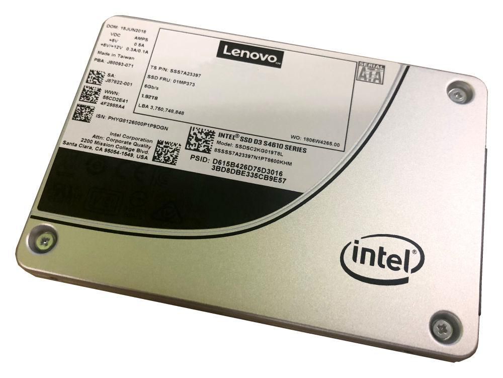 LENOVO DCG ThinkSystem 6,4cm 2,5Zoll Intel S4610 960GB Mainstream SATA 6Gb Hot Swap SSD