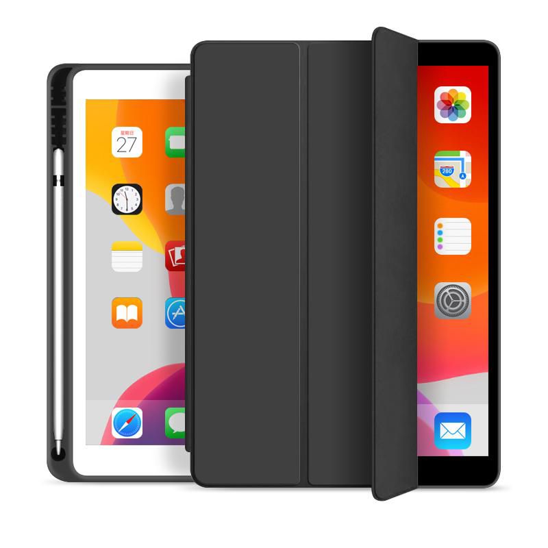 Pencil Case iPad Mini 6 2021 Black. Pu Leather Front With