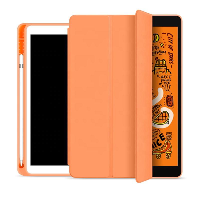 Pencil Case iPad 9.7 2017/2018 Papaya. Pu Leather Front With