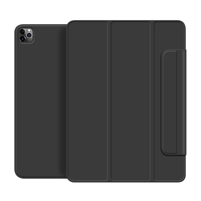 Magnet Case iPad Pro 12.9 2020 Black. With Pencil Holder