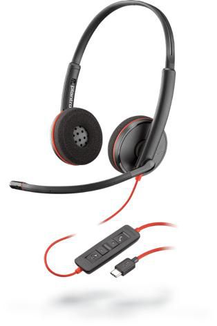 PLANTRONICS Blackwire 3225 - 3200 Series - Headset - On-Ear - kabelgebunden - USB, 3,5 mm Stecker (2