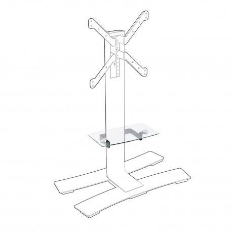 Tablette verre pour colonne - 039090-ERARD