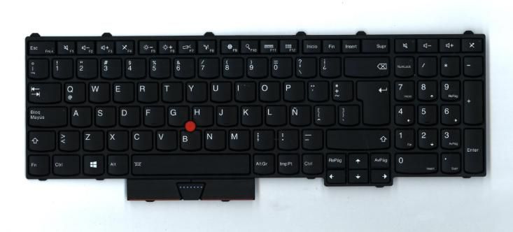 Keyboard PYWL-KBD LAS CHY BL - 00PA291