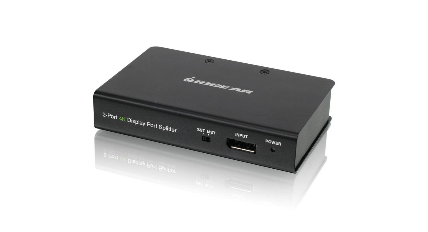IOGEAR GDPSP2 W125660578 2-Port DisplayPort 1.2 