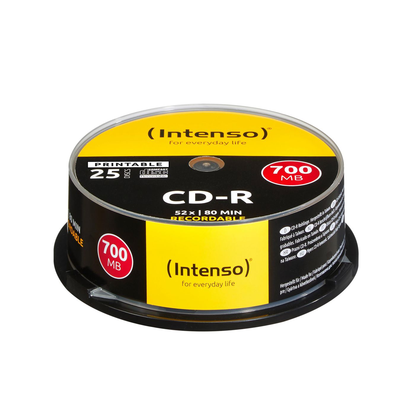 1801124 CD-R  Intenso 700 25pcs Cak 