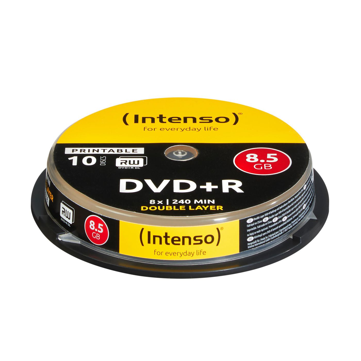Intenso DVD+R 8.5GB DL 8x, 10er Pack