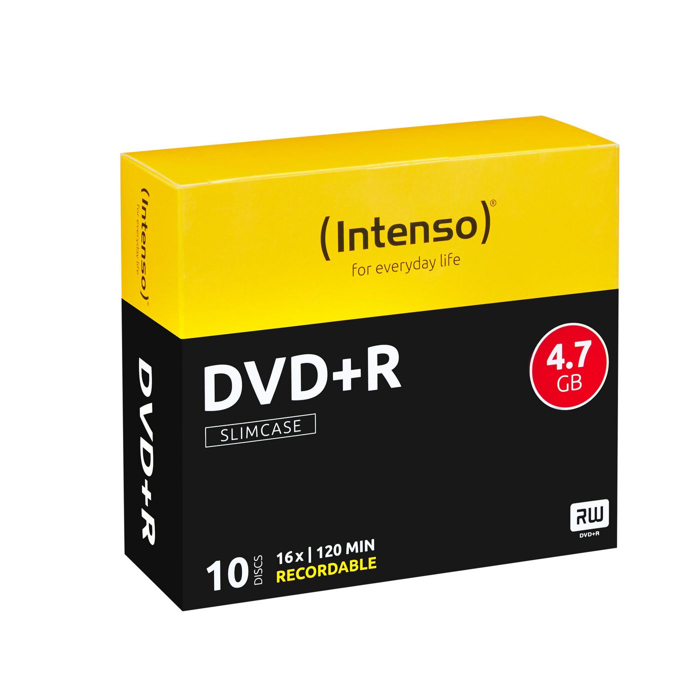 Intenso 4111652 DVD+R 4,7GB, 16x Speed Slim 
