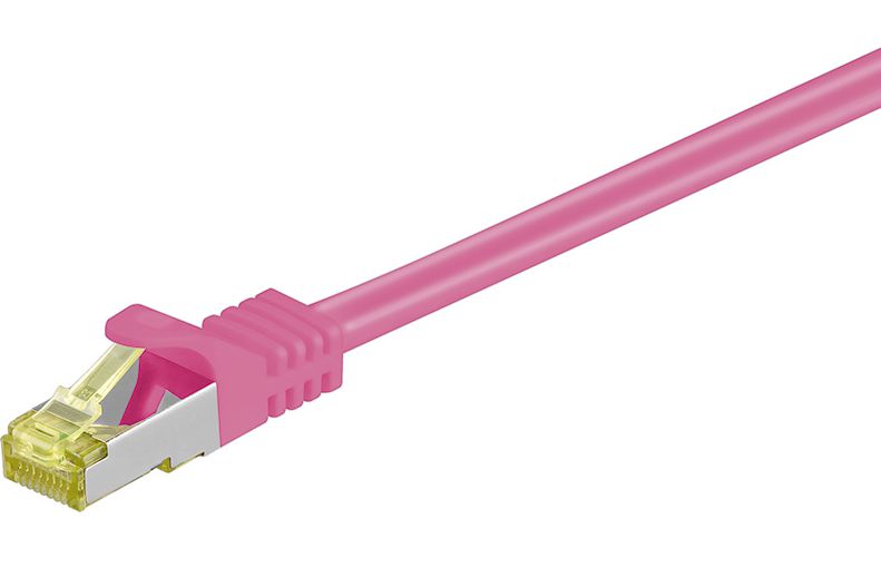Patch Cable - Cat 7 - S/ftp - 50cm - Pink