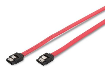 Sata Cable 50cm With Clip7-pole To 7-pole SATA Plugs